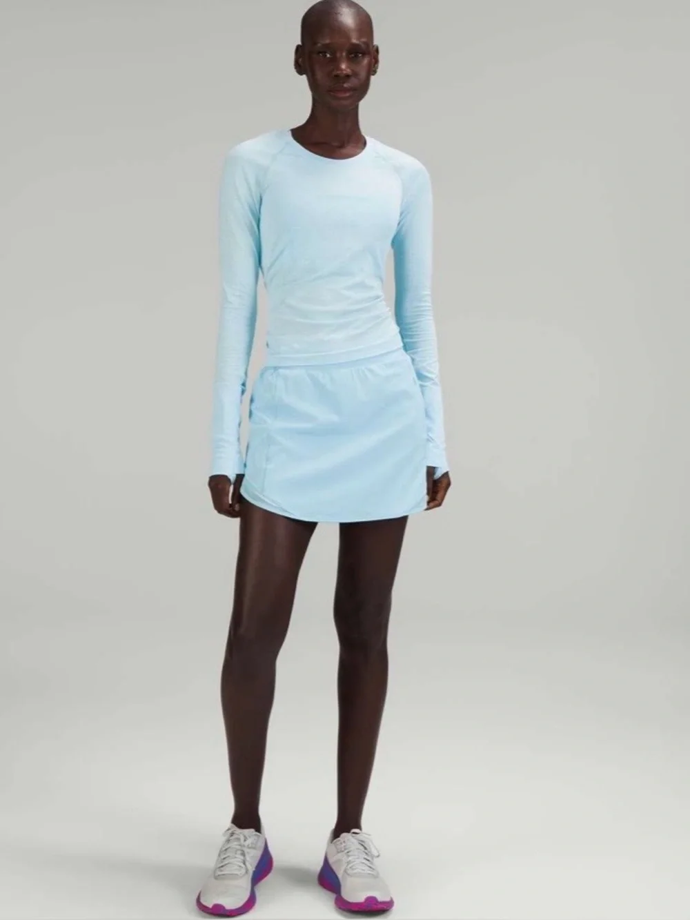 Lululemon Hotty Hot High-Rise Skirt Blue Chill Women’s Size 8
